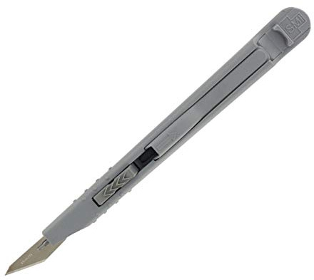 Modelcraft PKN3216/10A Retractable Safety No. 10A Knife, Grey