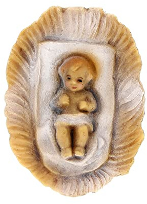 Marolin Krippenlager mit Jesuskind, zu 7cm Fig. (Kunststoff)