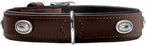 Halsband Softie Stone Farbe braun/schwarz, Größe 45