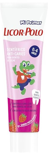 Licor del Polo - Pasta de dientes Junior 1-6 años - Protege y fortalece los dientes de leche - 1 ud de 50 ml