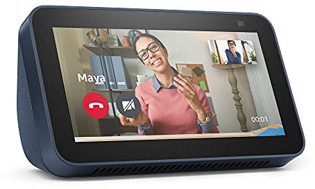 Echo Show 5 | 2nd generation (2021 release), smart display with Alexa and 2 MP camera | Deep Sea Blue