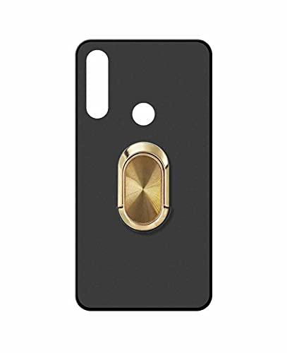 Sunrive Case compatible with CAT S62 Pro, matte Soft Premium TPU Silicone Back Rubber Bumper Protector Cover Ring Kickstand, 360 Degree Rotating Metal Finger Ring Holder(A4 Golden)