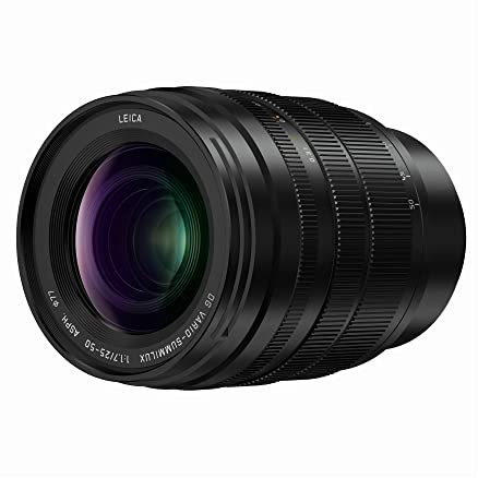 Panasonic LUMIX Objectif Micro Quatre Tiers pour Appareil Photo, Leica DG Vario-SUMMILUX 25-50 mm F1.7 ASPH, Ouverture Continue, Performance vidéo, H-X2550