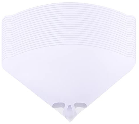 sourcing map 20Pcs Paper Paint Strainer 150 Micron 190mmx100mm Cone Paint Screen Funnel Nylon Mesh for Screening Paint Gasoline Fuel