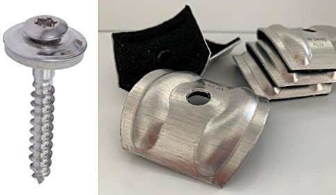 Befestigungs-Set aus Kalotten und Spenglerschrauben Sinus Profil Wellplatten (Sinus Profil 76/18, Kalotte | Schraube 4,5x65mm)
