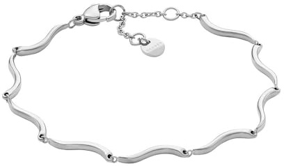 Skagen Women's Essential Waves Stainless Steel Chain Bracelet, SKJ1793040