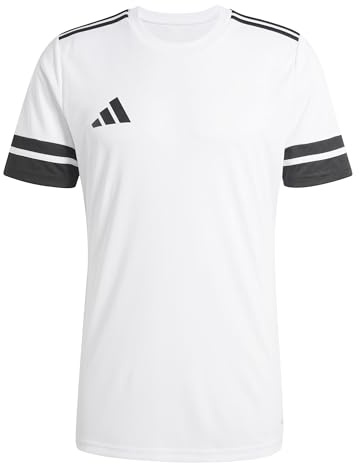 adidas Herren Squadra25 Jersey Short Sleeve Shirt, White/Black, M
