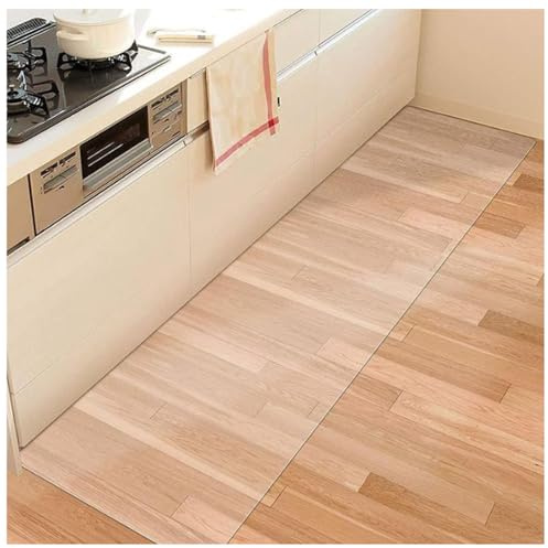 Yiustldd 60x180cm, Transparente Bodenmatten aus PVC für die Küche, Bodenschutzmatten für Stühle, Harte Holzböden/Fliesenböden, rutschfeste, wasserdichte Teppiche