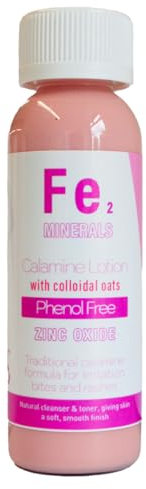 Calamine and Colloidal Oat Lotion 100ml | Zinc Oxide, Oats and Rosewater Lotion for itchy irritated skin