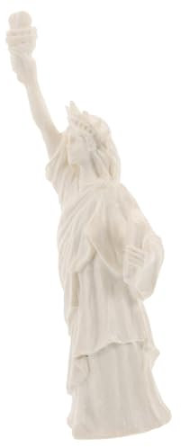 VINTORKY Miniatur-Statue Freiheitsstatue Figur DIY Statue of Liberty Modell Skulptur Weißer Rohling Für Malen Wohn Bürodeko Patriotische Miniatur Figur Ornament