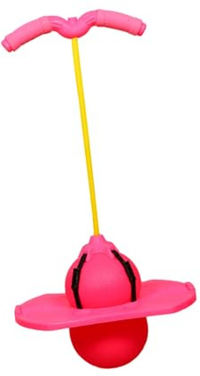 Ball para niños, Ball para adultos - Bola de salto con bomba, mango - Tabla de alta para diversión al aire libre, palos de con cubierta de agarre fuerte para niños y niñas, capacidad de equilibrio de