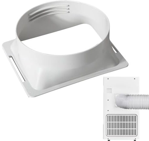 Adaptador de Manguera de Aire Acondicionado, Adaptador Tubo Aire Acondicionado 150mm, Acoplador de Manguera de Escape de Aires Acondicionados Conector de Manguera de Escape Portátil (A)