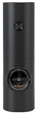 Molinillo de sal y pimienta eléctrico automático, especia de grosor ajustable con batería/recargable, con luz LED(Burgundy)