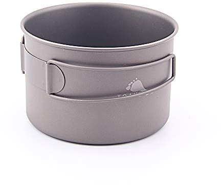 TOAKS - Ciotola in titanio da 550 ml, D118 mm o D103 mm, con manico (D103 mm)