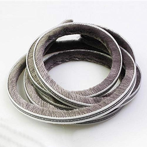 EYCFSJ Tira De Sello Anticolisión Tira De Cepillo De Sello De Ventana De Puerta Corredera A Prueba De Viento De 10 M Tira De Aislamiento De Sonido Para El Hogar 5Mm X 8Mm