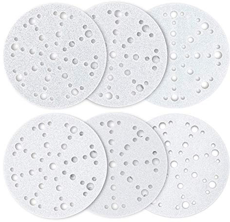 Wabrasive Excenter Schleifpapier 150mm Set Schleifscheiben rund Klett 60 St Körnung 80-400 für Lack | kompatibel zu festool Excenterschleifern mit schleifpads 150mm klett