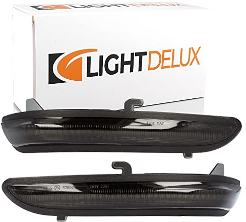 LIGHTDELUX Ersatz für LED Spiegelblinker Blinkleuchte Dynamisch Links Rechts Laufblinker mit Zulassung V-172016