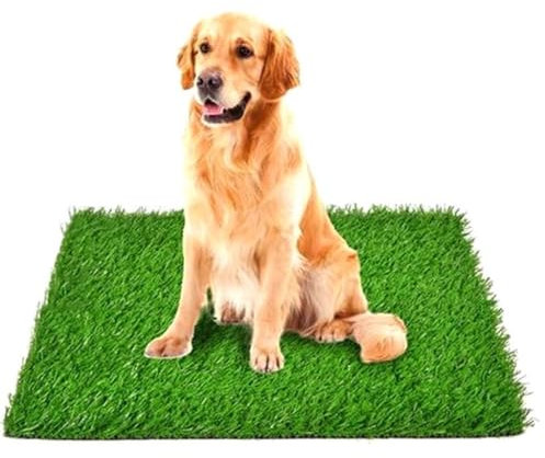 Artificial Grass Tiles Artificial Grass Mat For Dogs, Pet Potty Training Grass, Indoor Outdoor Lawn Carpet Turf (Size : 46x71cm)