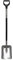 Fiskars Pelle, largeur : 23 cm, longueur : 131,7 cm, SoftGrip, Acier au bore de qualité supérieure, gris/noir, Ergonomic, 1066712