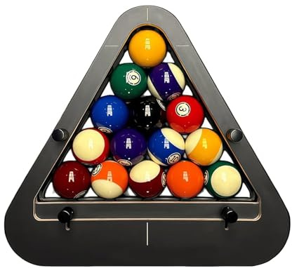 Bitman-Rack 8-Ball PRO Precision Billiard Triangle, Wooden Pool Frame for Tight, Consistent Racking, Rack Tool for Standard Pool Tables, Billiards Accessory (8-BALL PRO)