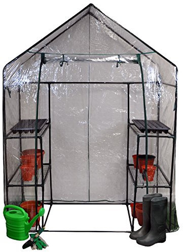 Greenblade Kompaktes Gewächshaus, begehbar, inkl. Regale