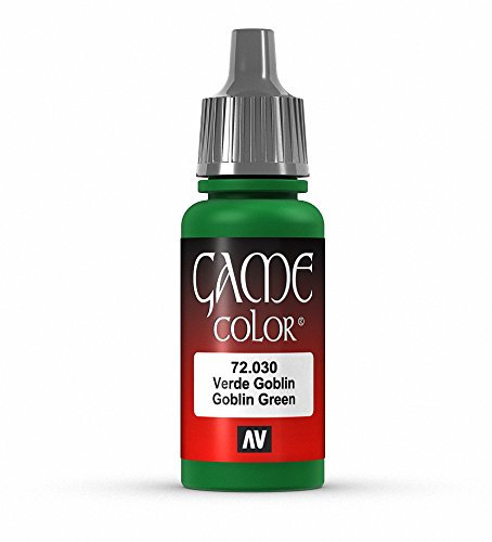 Vallejo VJ72030 Game Color 17 ml Acrylic Paint - Goblin Green