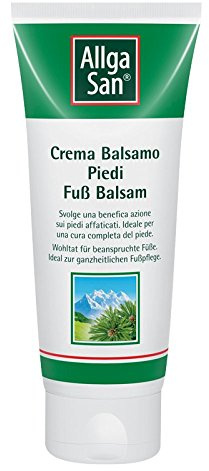 Allga San Crema Balsamo Piedi - Crema Piedi Rinfrescante e Idratante, 75 ml - Per Sollievo ai Piedi Stanchi e Appesantiti - Con Olio di Pino Mugo - Anche per Gambe Stanche e Pesanti