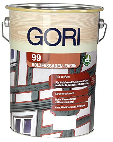 GORI 99 Deck Holzfassaden-Farbe Silbergrau 0,75 ltr.