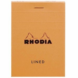Rhodia 10 x Notizblock Nr. 11 A7 liniert 80 Blatt orange
