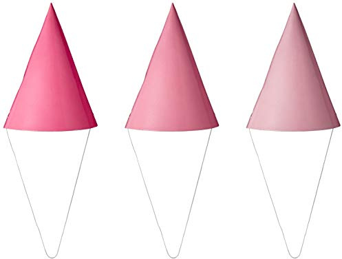 Creative Converting PC324513 Mini Kegelhüte I Pink I 8 Stück