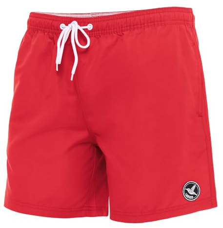 Ladeheid Badehose Herren Bequeme Badeshorts Lang mit Seitentaschen und Schnürchen – Badeshorts Herren mit Netzfütterung – Perfekt für Sommer, Strand und Schwimmbad – LA40-128