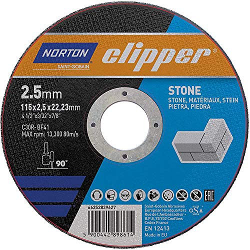 Norton Disco da taglio C30R-115 x 2,5 x 22,23 mm