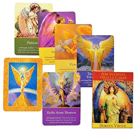 L&D 45 Oracle Archange Magique Cartes Terre Cartes Tarot Jeu de Destin Cartes pour Le Personnel d'utilisation Jeu de société