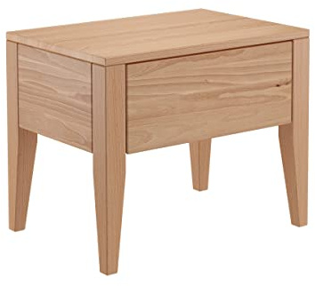 Erst-Holz Stilvolle Buche-Nachtkonsole Massivholz