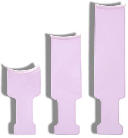 Kit per Evidenziazione 3 Pezzi, Kit per Capelli, Set per Paddle e Pannelli per Balayage in Lamina per Candeggina, Colorante per Capelli, Tavola Lunga e Tavola Corta Set Colorare (Viola)