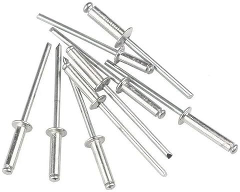 M2,4 M3 Aluminium-Blindnieten, Pop-Nieten, Flachkopf-Senkkopfnieten, M3 x 6, 30 Stück