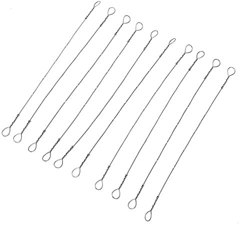 10 Pièces Lame de Scie à Fil Lame de Scie à Fil élevé Lames de Scie à Chantourner Dents en Acier au Carbone Mini Scie à Fil pour Couper les Bois Tendres et les Plastiques 150 Mm