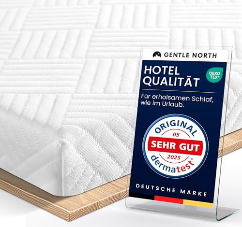 Hochwertiger Topper 200x200cm 5cm hoch - Matratzentopper mit weicher, kühlender Gel-Memoryschicht bis 100 kg - Ökotex 100 Zertifiziert - Bezug atmungsaktiv & waschbar