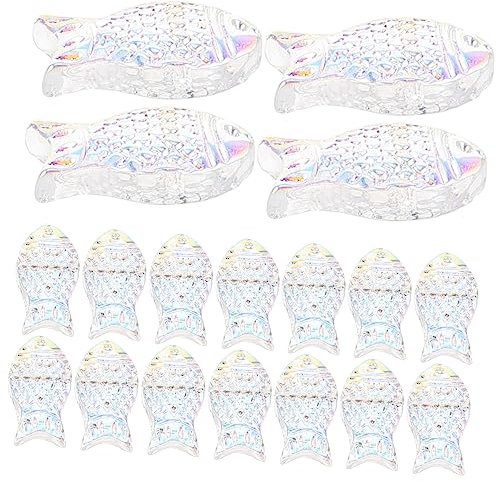 Anneome 50stücke Bunte Fischperlen Aus Glas Niedliche Schmuckperlen Für Armbänder Halsketten Und Bastelprojekte Handgefertigte Meeresmotiven Für Kreative