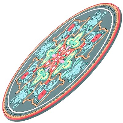 COSMEVIVI Cuscino Arrotondato Per Ciotola Tibetana Religiosa, Tappetino Sonoro Per Meditazione Buddista, Accessorio Compatto e Resistente Per Pratica Meditativa