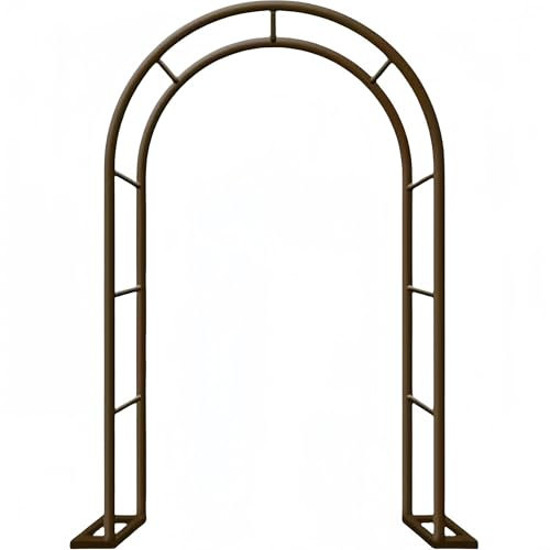 HFVUYAR Arco da Giardino per Piante rampicanti e ortaggi. Arco Romantico per Rose in Ferro, Padiglione da Esterno con Struttura in Acciaio per Sostegno e Decorazione delle Piante.