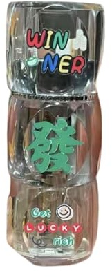 Briquet Gonflable Transparent Coupe-Vent, Couvercle Rabattable, allumage par Pression, pulvérisation directe de Flamme Rouge, Peut être rempli de Carburant et Flamme réglable (Transparent)(Clear3)