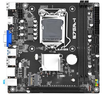 Motherboard Fit For JINGSHA B75 mini itx LGA 1155 compatibile con 4 DDR3 USB3.0 SATA3 NVME WIFI Placa Mae placa mae PC gamer LGA1155