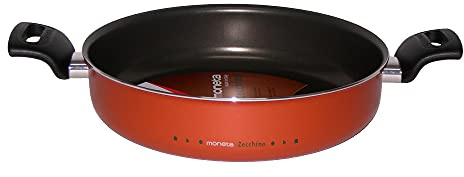 Moneta Zecchino, Cacerola Baja, Aluminio antiadherente, Cobre, 24 cm