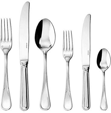 Sambonet Contour Orfevre 52501-84 Besteck-Set, Edelstahl, 36-teilig