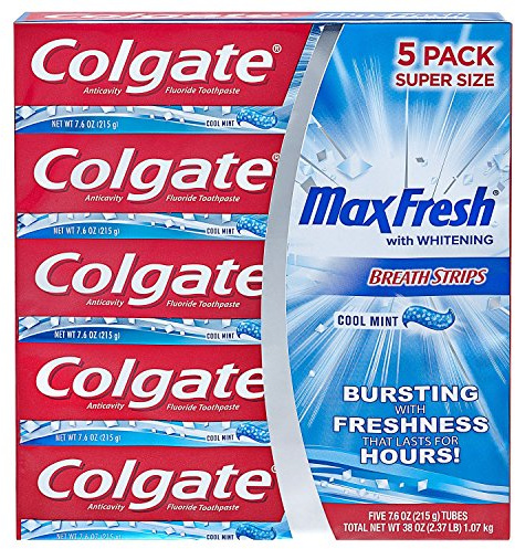 Colgate 292255 Maxfresh 7.6 Ounce (Pack of 5)