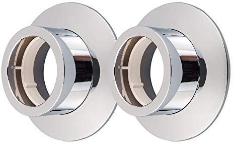 Chromabdeckung Messkapselwasserzähler Universal Doppelpack