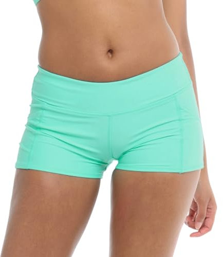 Body Glove Women's Standard Rider Elastic Waist Hybrid Swim Short with UPF 50+