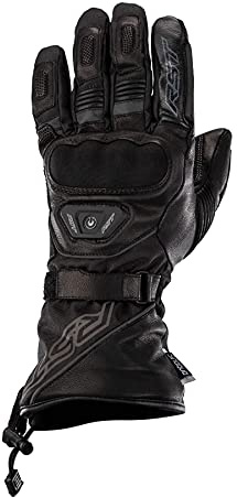 RST Pro Series Paragon 6 Heated CE Mens WP Black Motorcycle Glove S