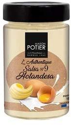 Maison Potier - Sauce No. 9 Hollandaise ( Sauce au beurre et jus de citron concentré )- Idéale pour le poisson et les légumes180 Grammes